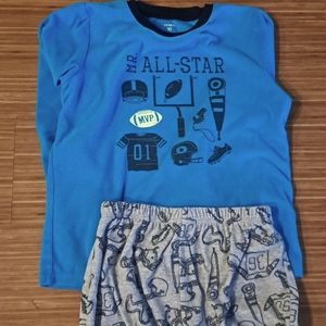 SPORTS FOOTBALL ALLSTAR PAJAMAS FLEECE 10